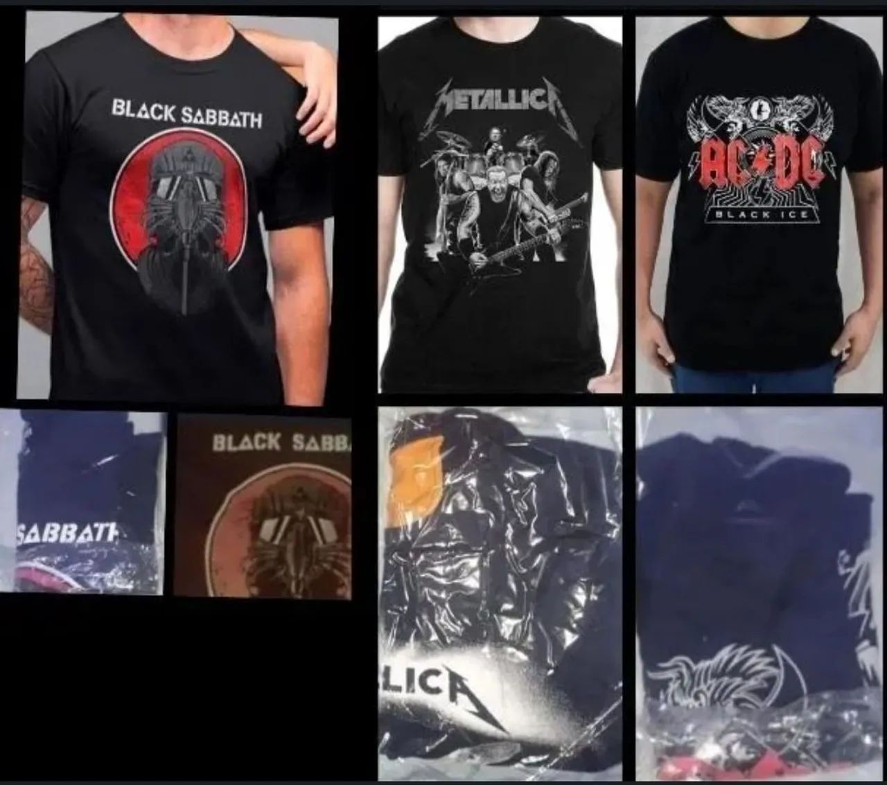 Camisetas Outlet Camisetas Heavy Metal Baratas Metallica Camisetas