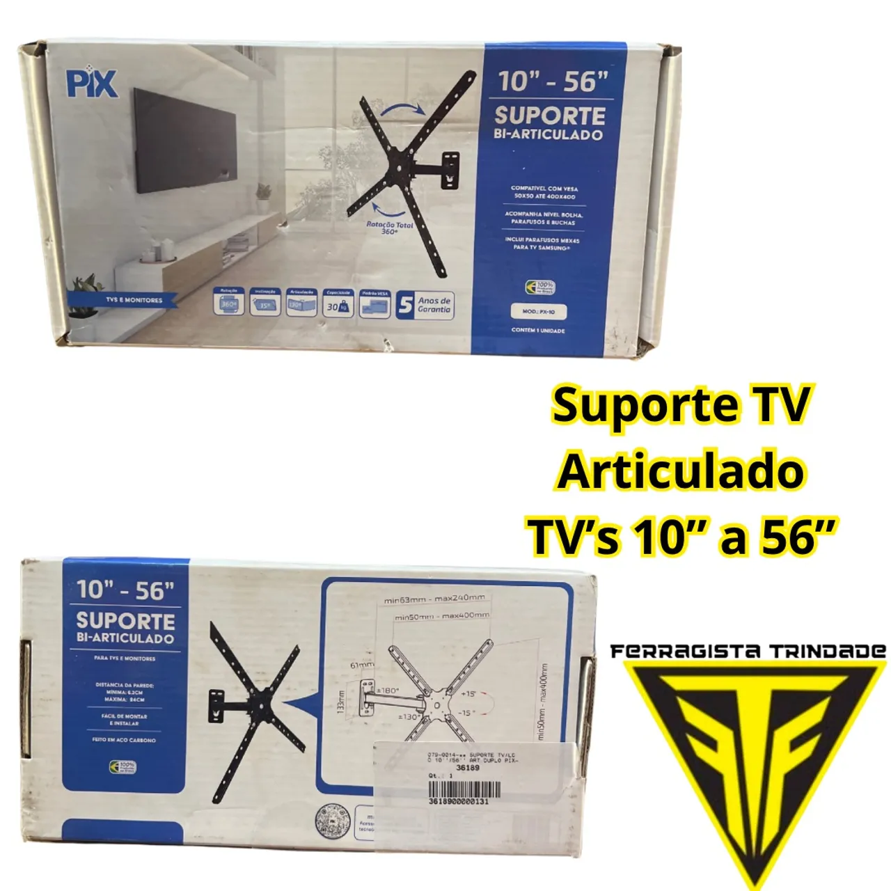 Suporte de TV Articulado 10" - 56"