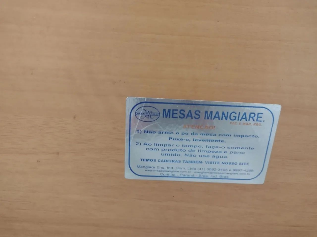 Mesa 1'80 de comprimento por 70 de largura  - Foto 5