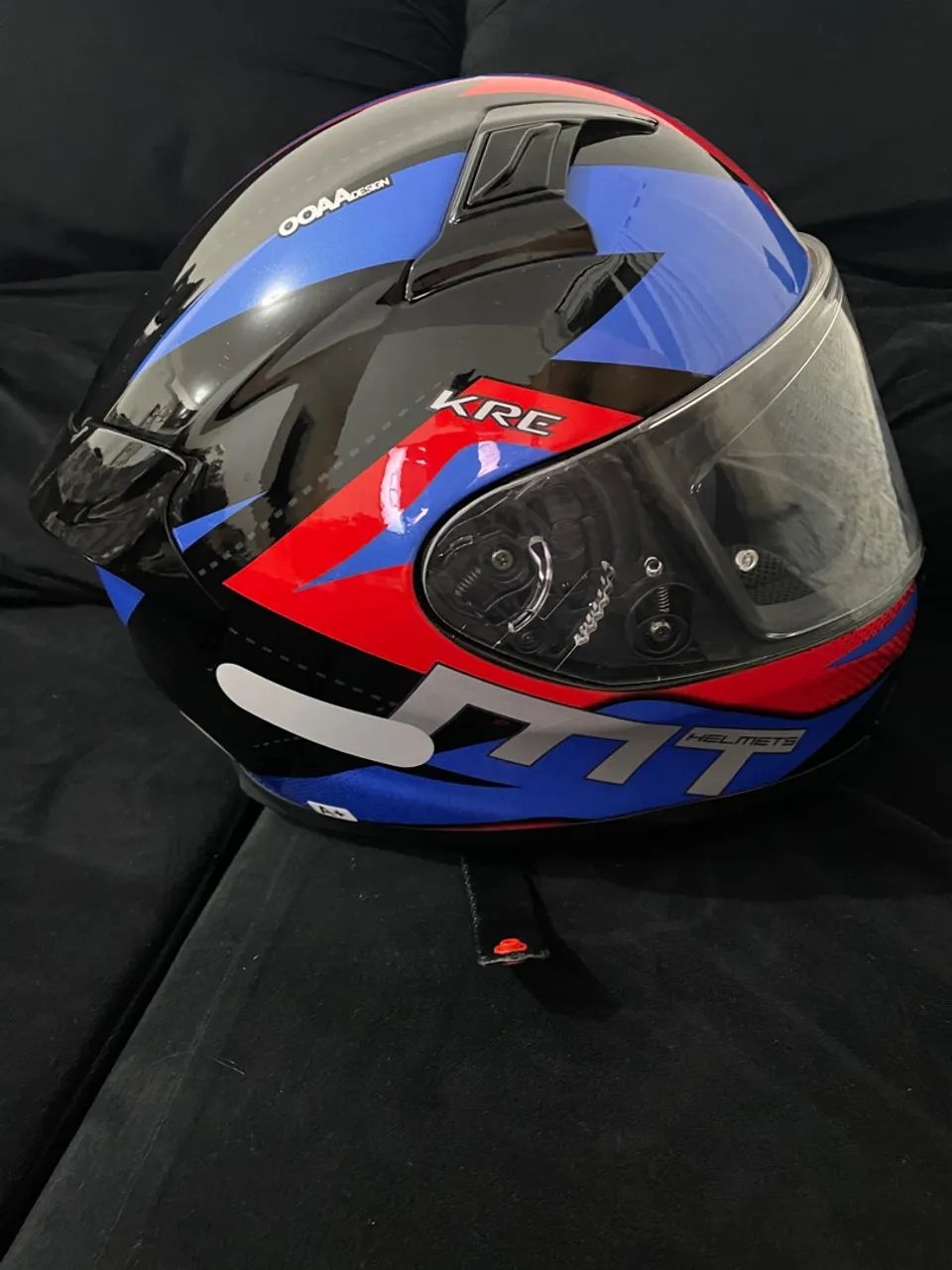 Capacete MT KRE Tricomposto N58 pista - Foto 2