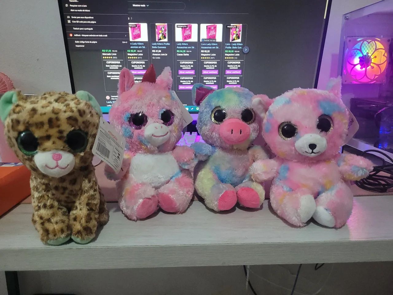 KIT 4 PELUCIAS BR MACHINE