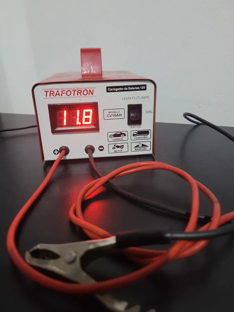 Carregador de Bateria 12V TrafoTron CV10AH
