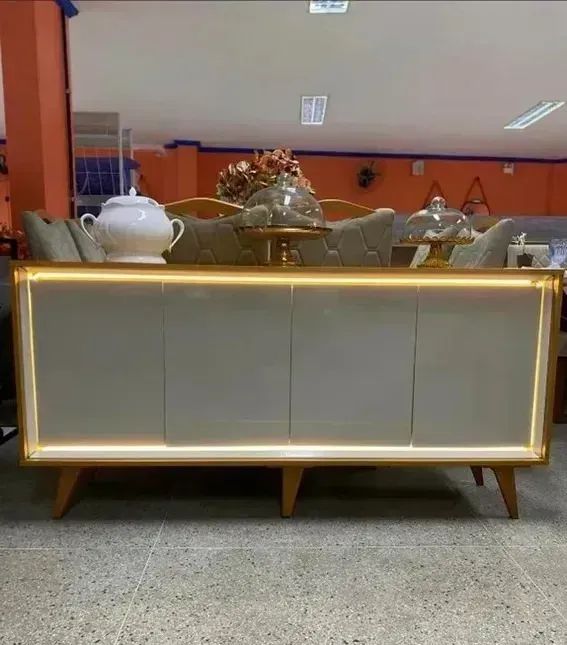 Buffet Requinte Naturale/Off White  Produto Novo!  Pronta Entrega!  T - Foto 5