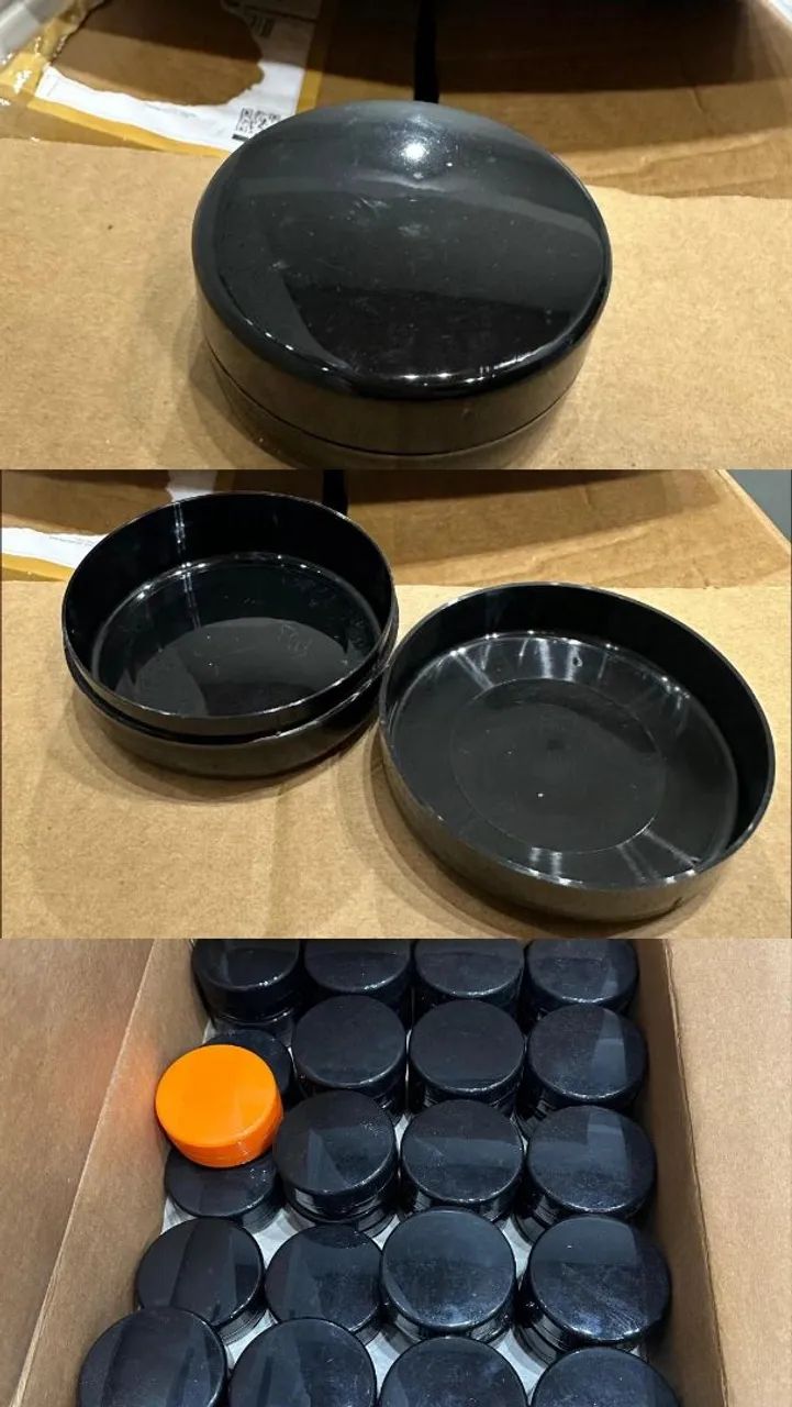 Potes para cremes/cosméticos 90g - 77 unidades