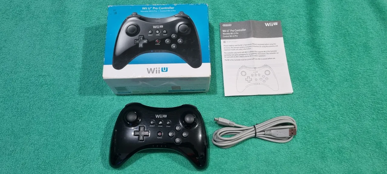 Controle Wii U Pro - Novo