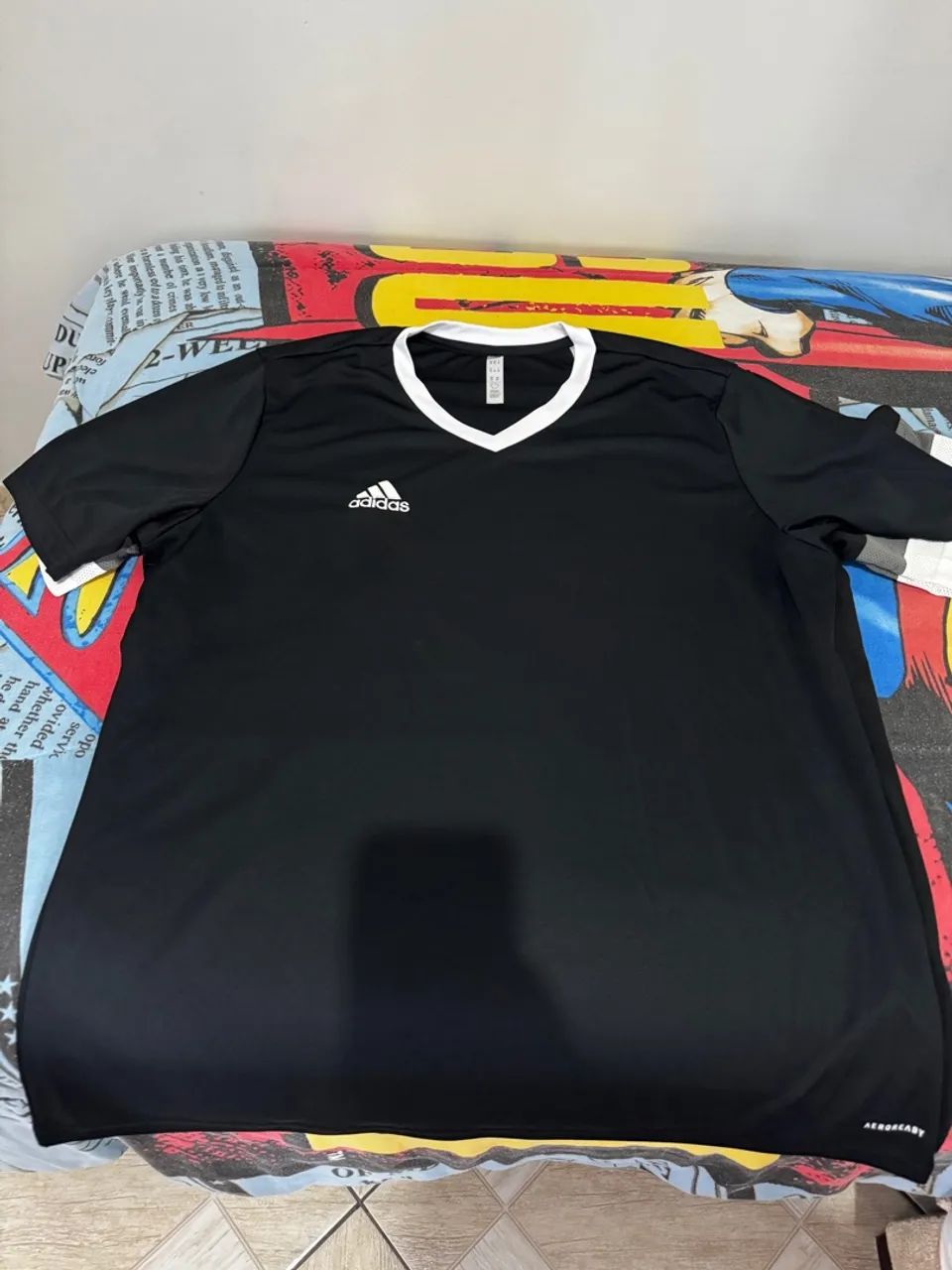 Camiseta Treino Puma e Adidas Preta - Foto 2