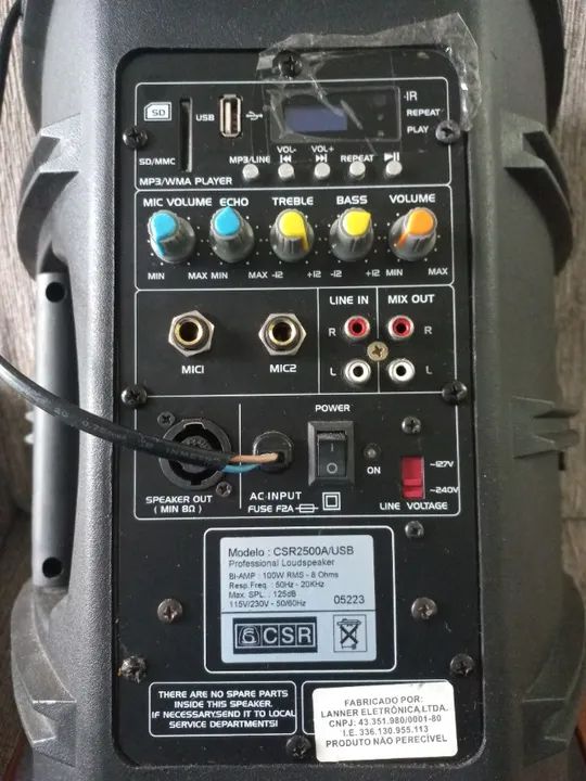 Caixa ativa CSR mod 2500  - Foto 5