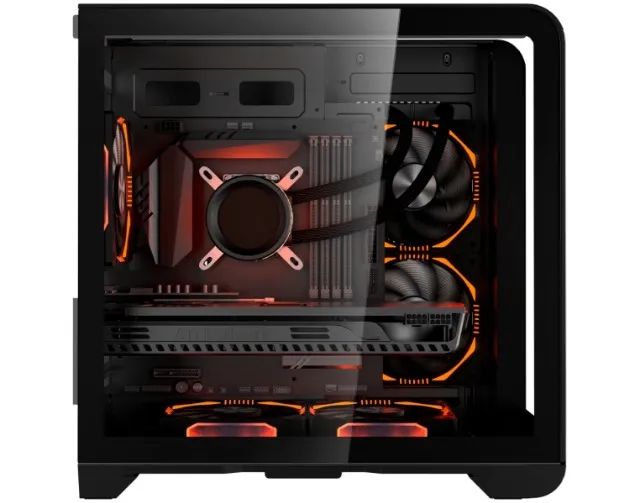 GABINETE GAMER CYBERPUNK MATX CG-48KI (FANS NÃO INCLUSAS) NOVO LACRADO! - Foto 2