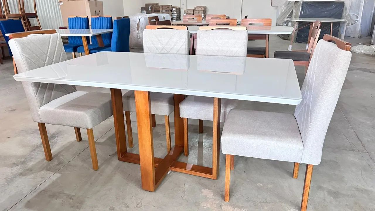 Mesa de Jantar 6 ligares - Foto 4