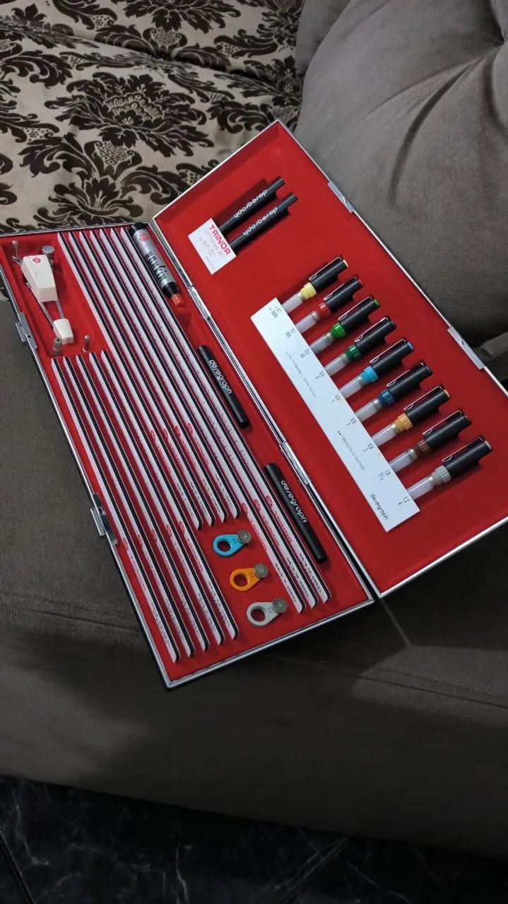 Estojo normógrafo - Desenho 64861279844099124