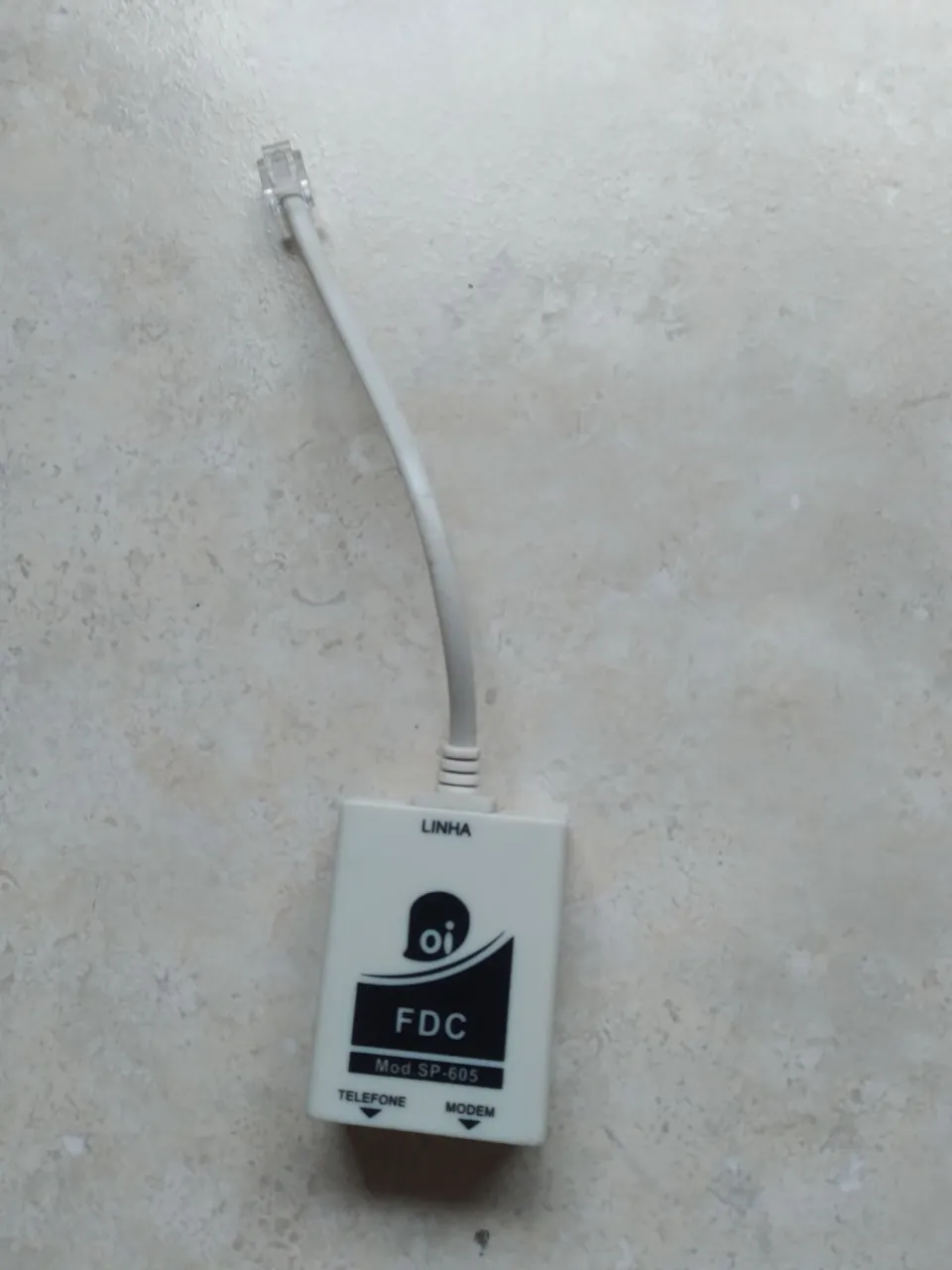 Filtro ADSL com 2 saidas