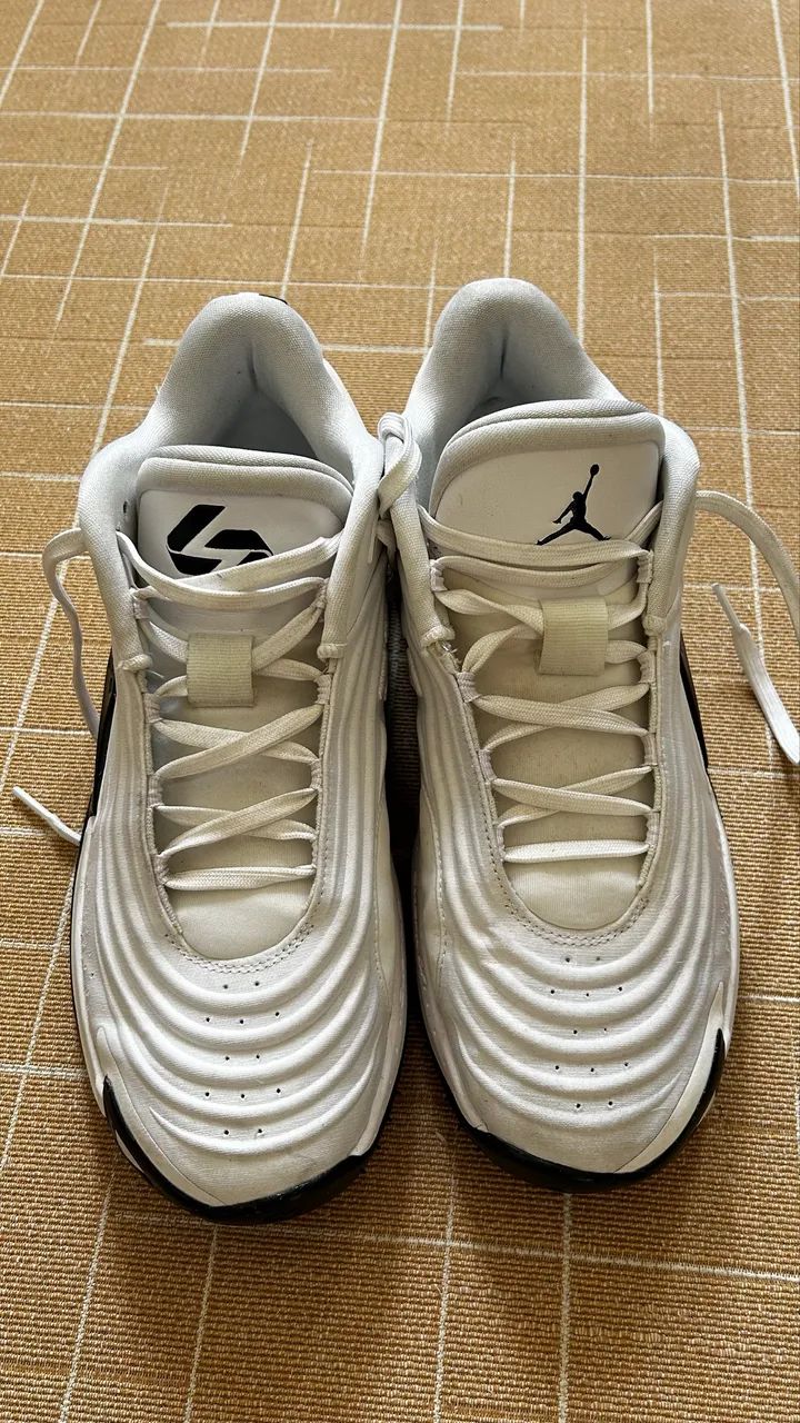 Tênis Nike Jordan Luka 3 V3 Branco TB Semi Novo Importado Americano Usado 2 Vezes