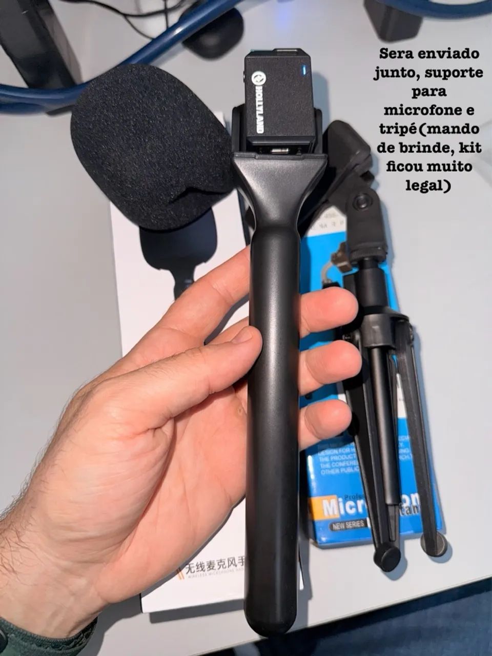 Microfone Hollyland Lark Max Duo -brinde 2 Lapelas Hollyland - Foto 6