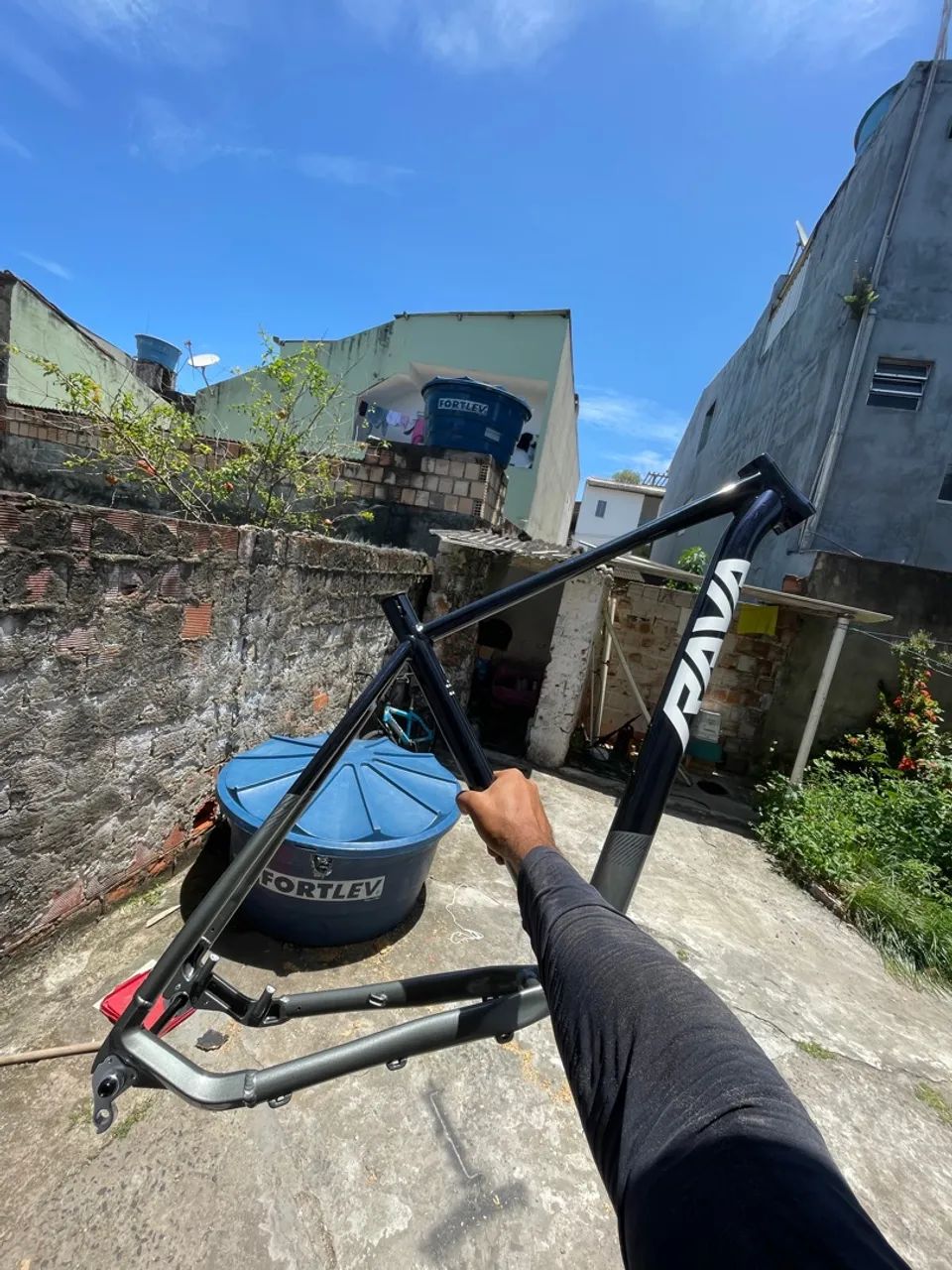 Quadro Rava Nazca Mtb Aro 29 / Azul / cinza 