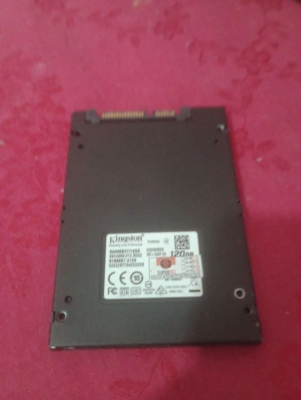 SSD Kingston 120 gb em bom estado  - Foto 2