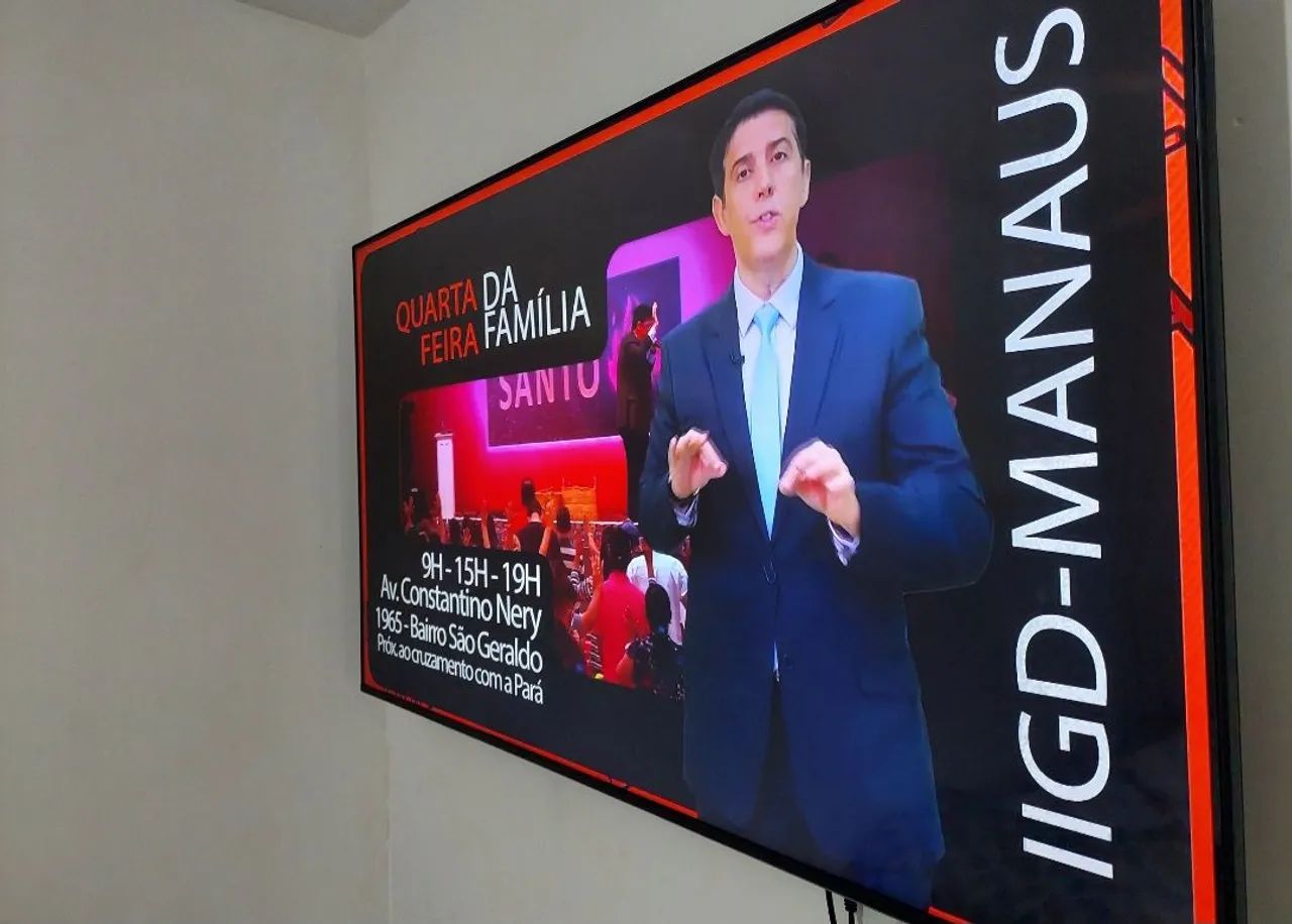Smart TV Samsung 4K com Assistente Virtual 55 polegadas  - Foto 2