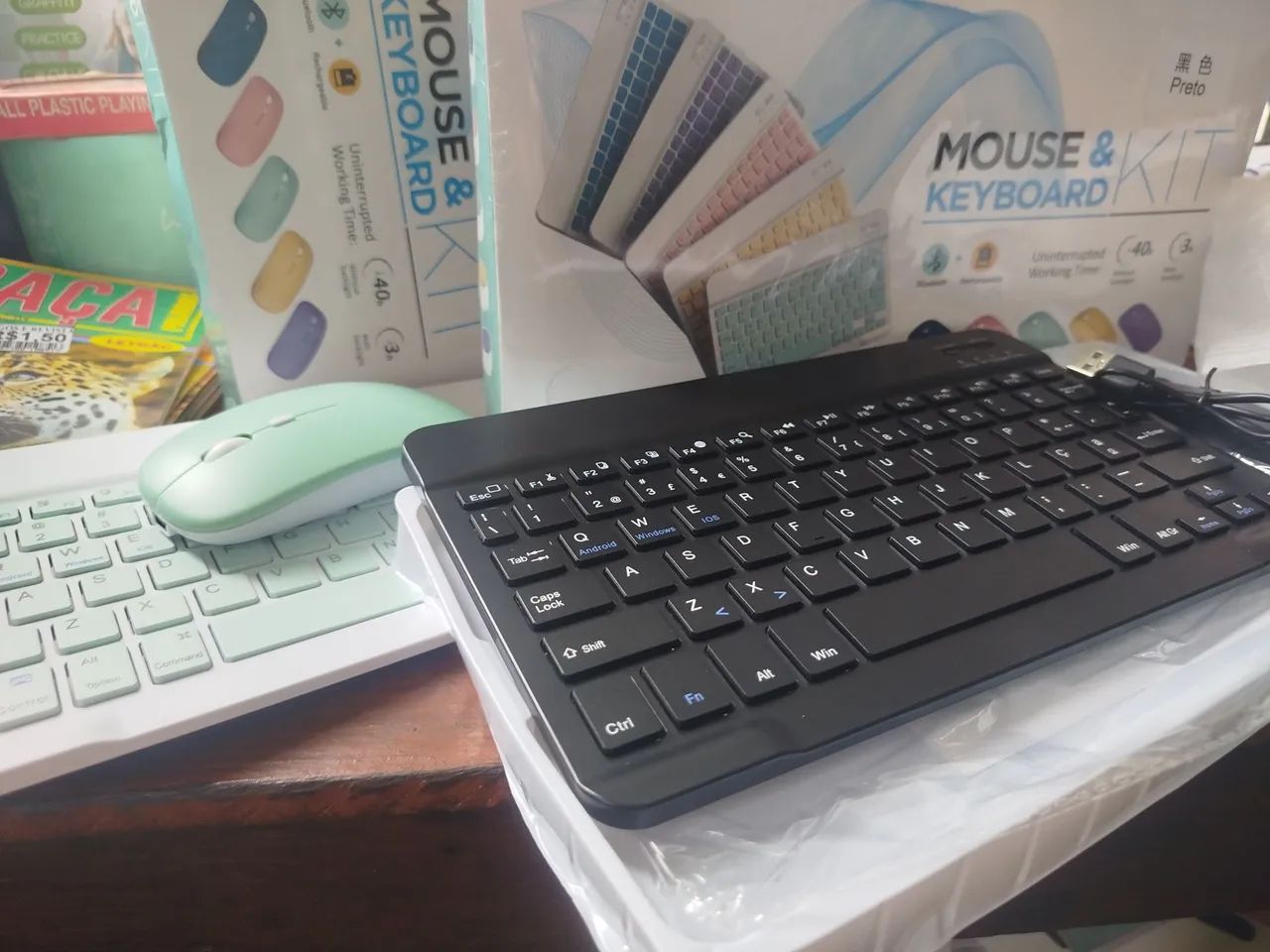 VENDO KIT MOUSE E TECLADO BLUETOOTH  - Foto 2