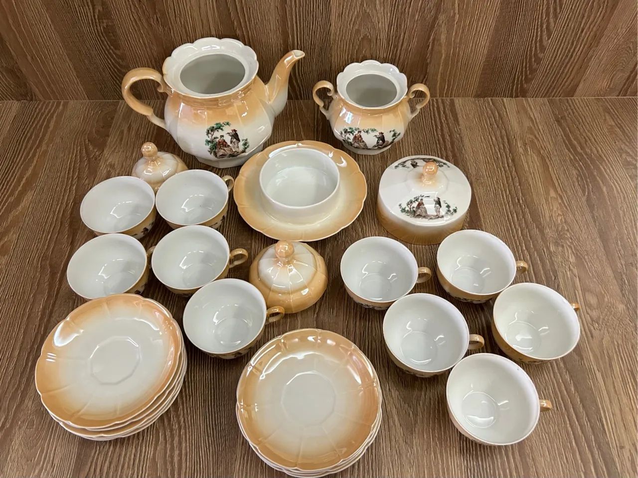 Conjunto de chá vintage em porcelana - Foto 5
