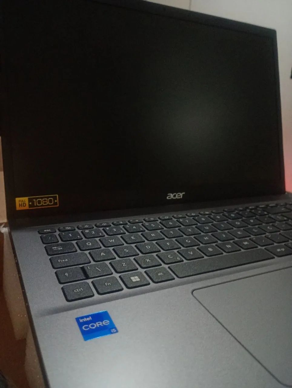 Notebook Acer com Intel Core i5