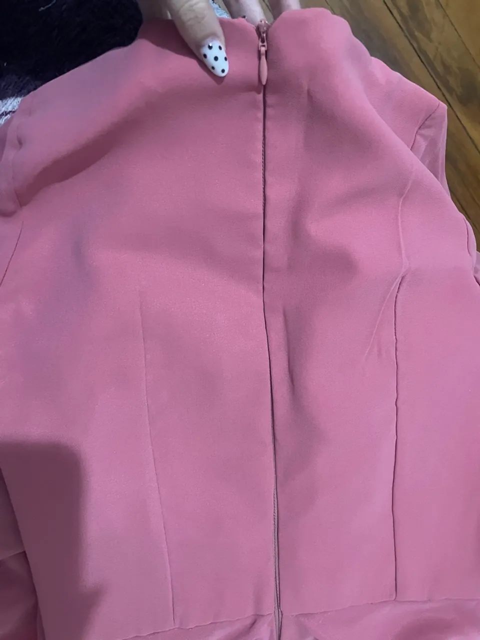 Vestido de madrinha de casamento rosa goiaba - Foto 3