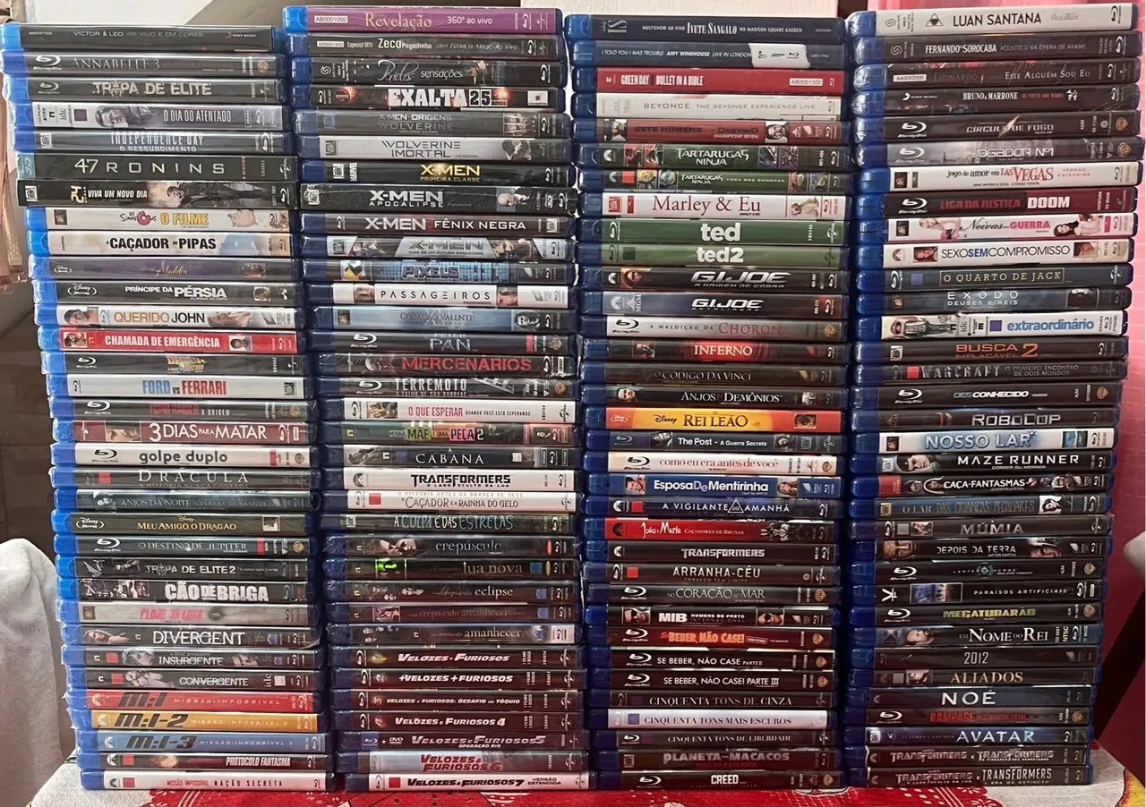 Coleção de Filmes Blu-ray