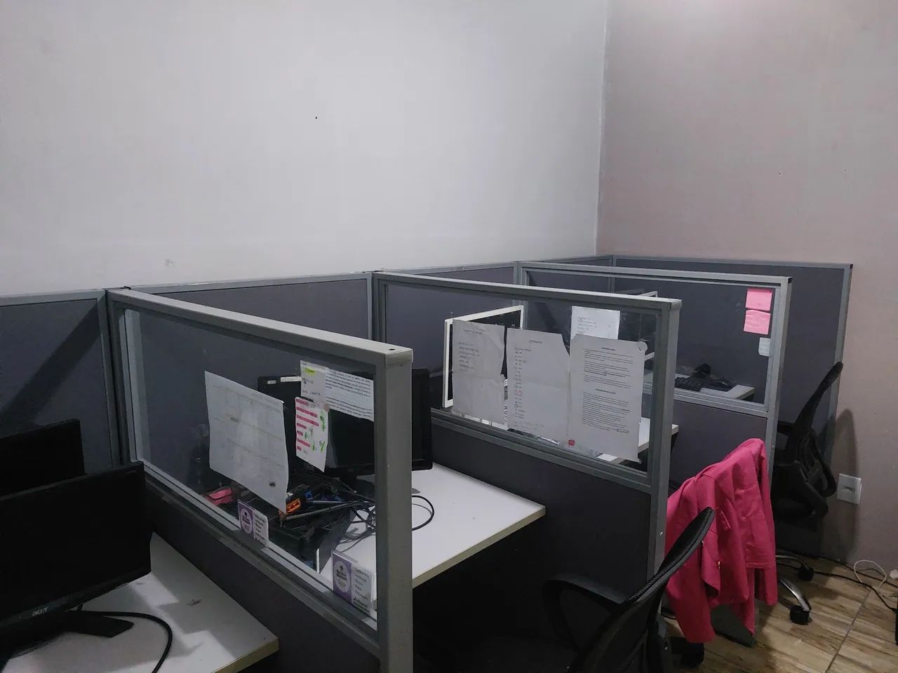 Divisórias de telemarketing 