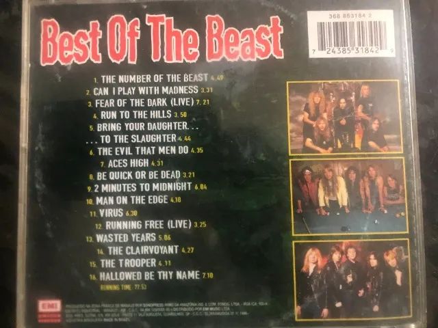 Cd Iron Maiden Best Of The Beast (Usado) - Foto 3