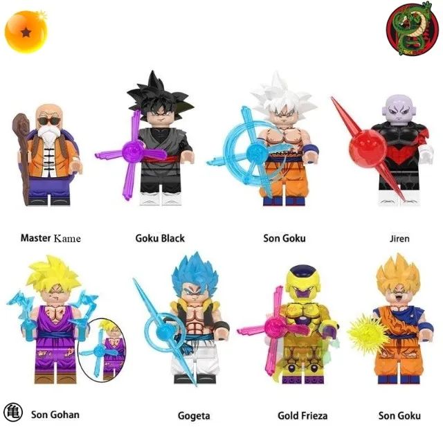 Coleção de bonecos de Dragon Ball Minifigures Tipo Lego vários disponivel - Foto 3