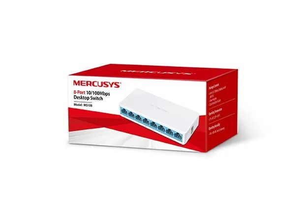 8-Port Switch MS108 Mercusys 100Mbps  64308142313473122