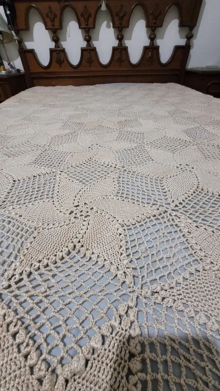 Colcha de crochê casal  - Foto 2