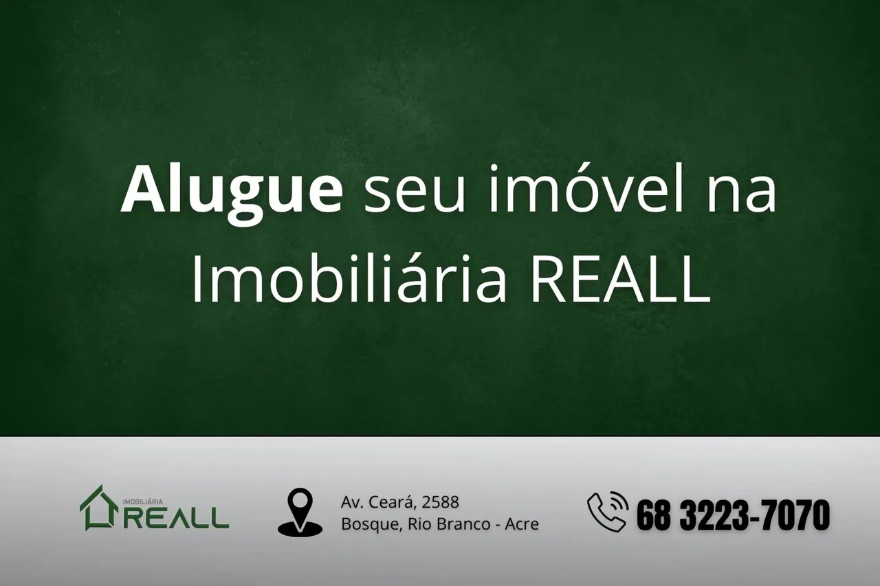 ALUGUE seu imóvel na IMOBILIÁRIA REALL