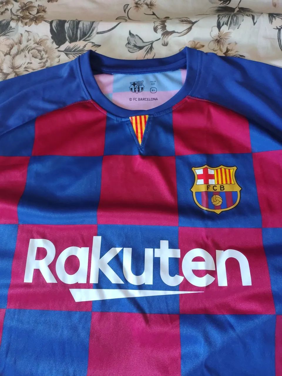 Camisa do Barcelona - Rakuten, Unicef. - Foto 2