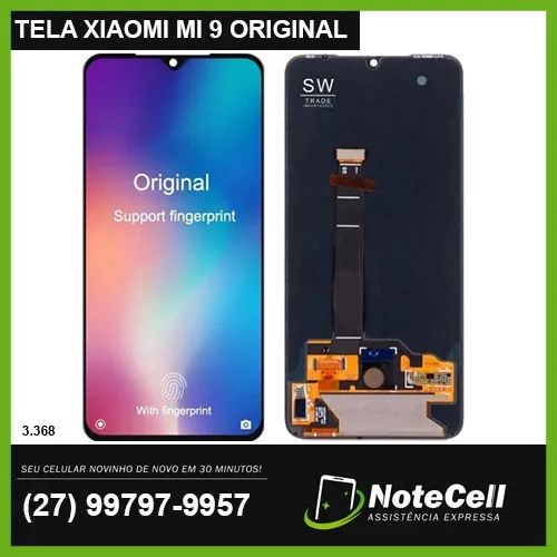 Tela Display Para Xiaomi Mi9 Original Amoled 3.368 - Instalação Expressa