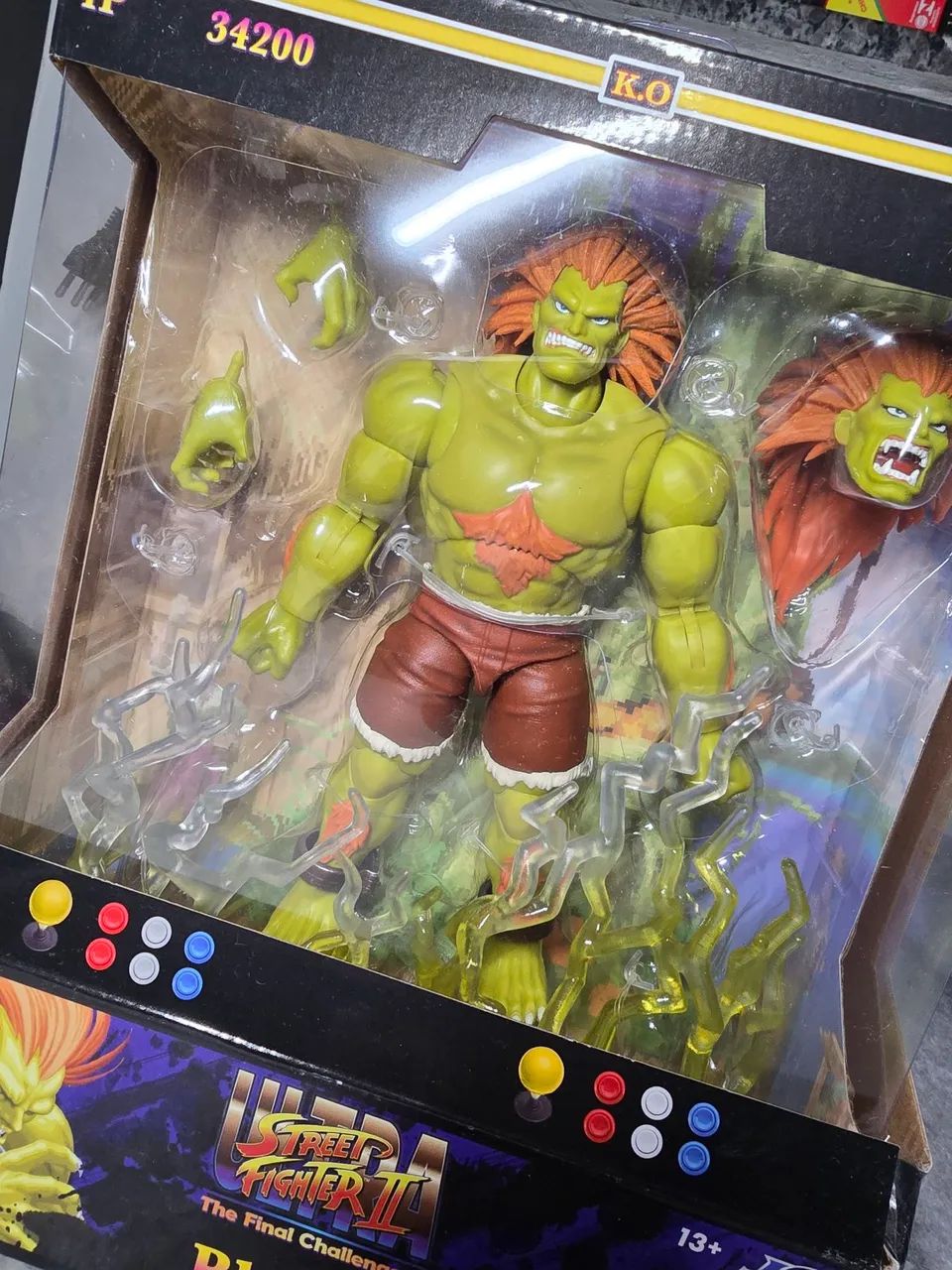Blanka Street fighter jada toys original lacrado  - Foto 3