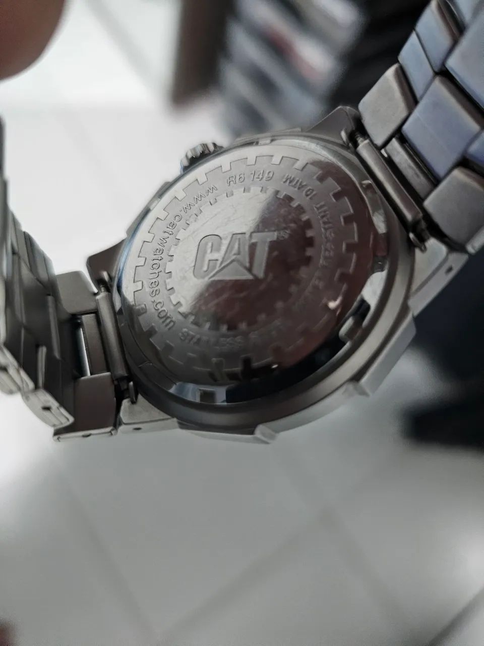 Relógio CAT Gripper R6.149 Original - Cronógrafo em Aço Inox<br> - Foto 3