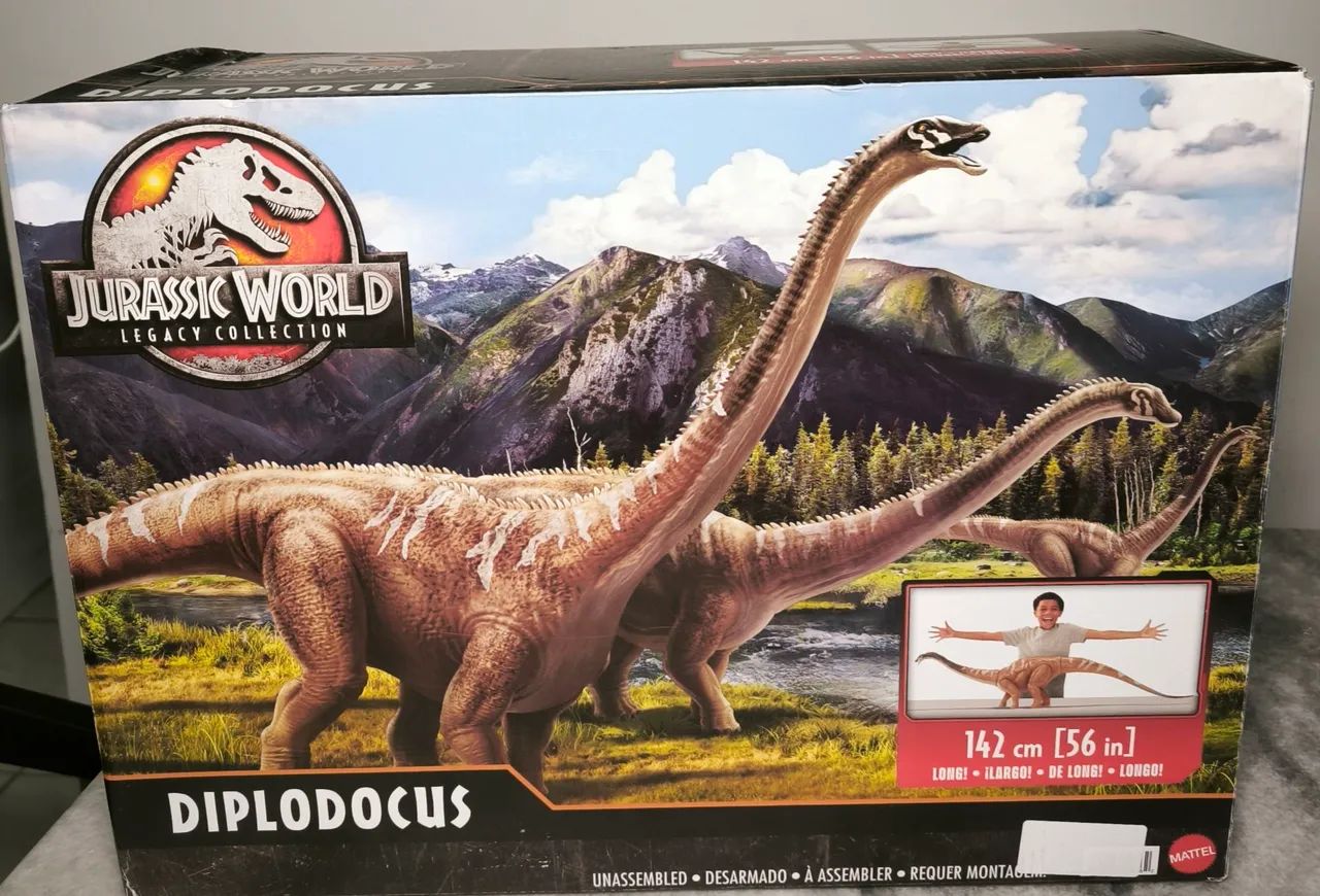 Jurassic world Diplodocus legacy collection Mattel original e lacrado Hammond  - Foto 2