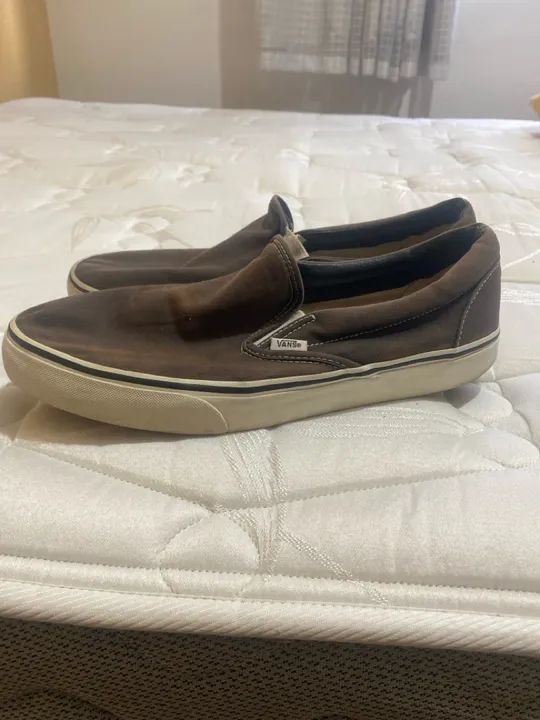 Tênis Vans Slip On Marrom - Foto 4