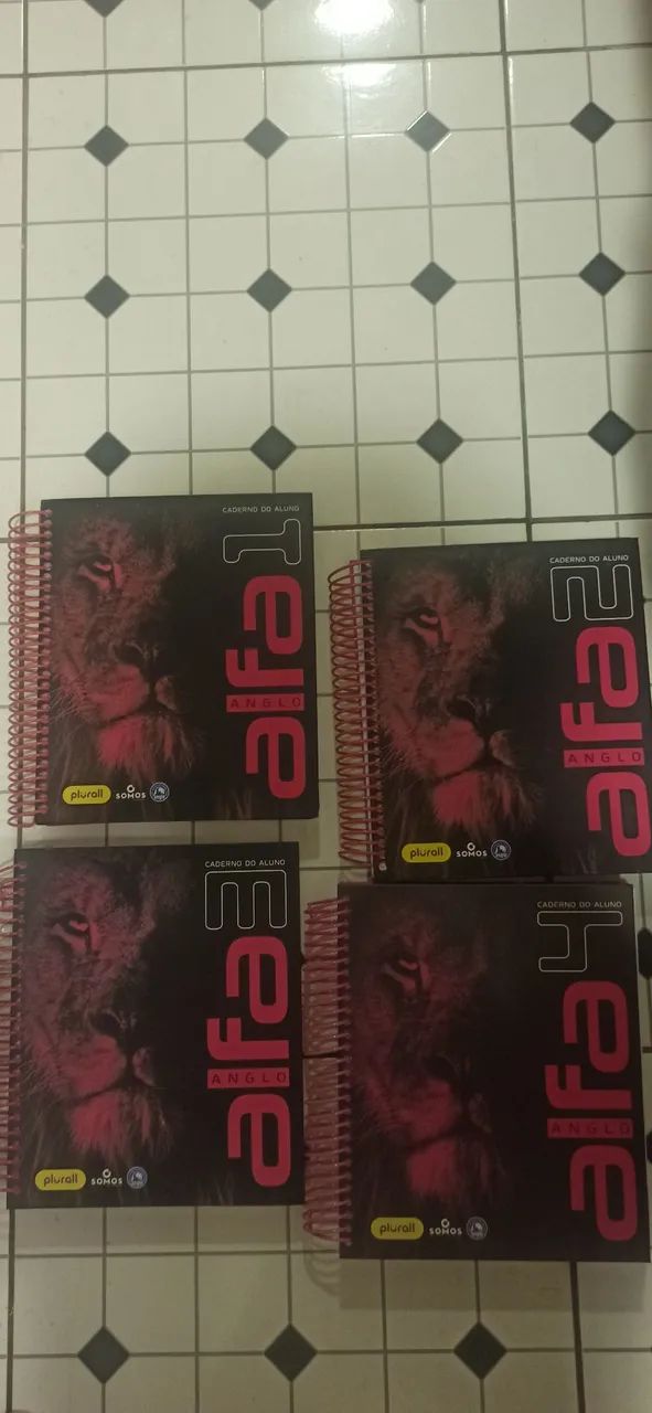 Kit de Material Anglo - Cursinho Pré-Vestibular - Excelente Estado