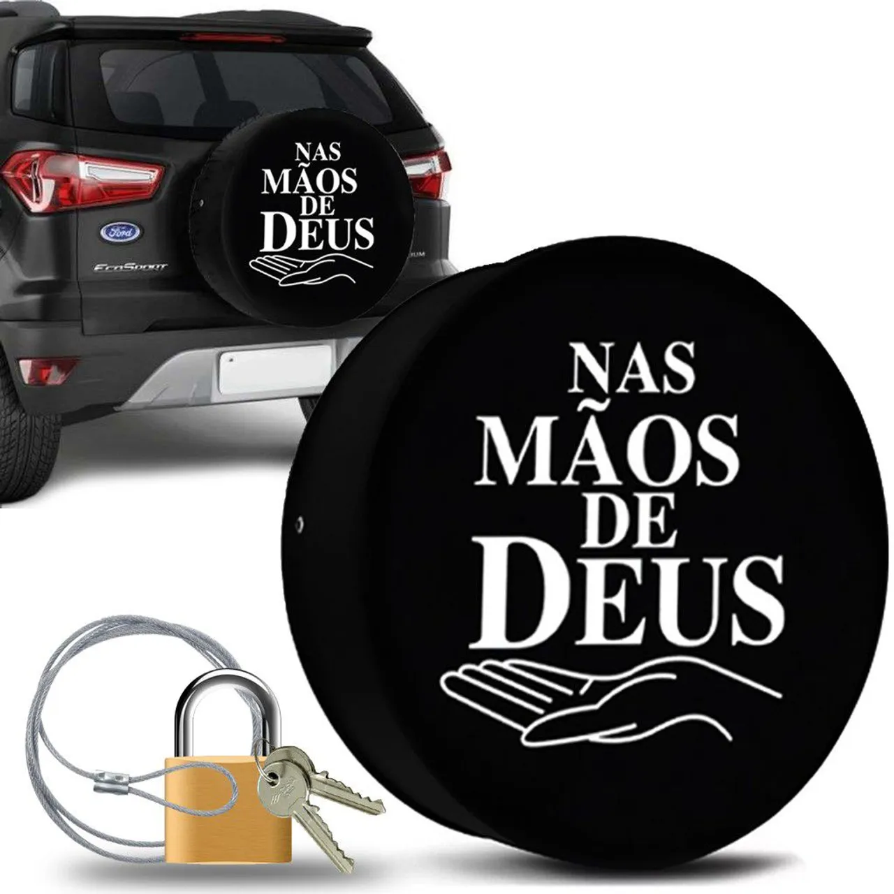 Capa para estepe aro 15/16 ford EcoSport