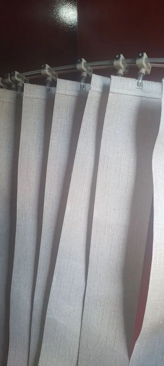 Cortinas de tecido claras - Foto 2