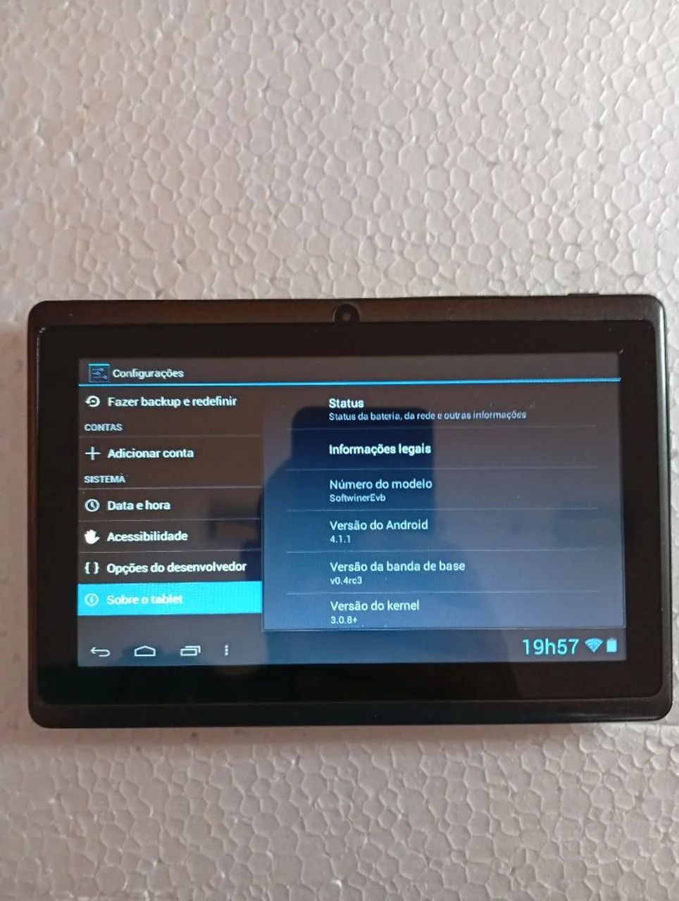  tablet antigo os dois aceito oferta.