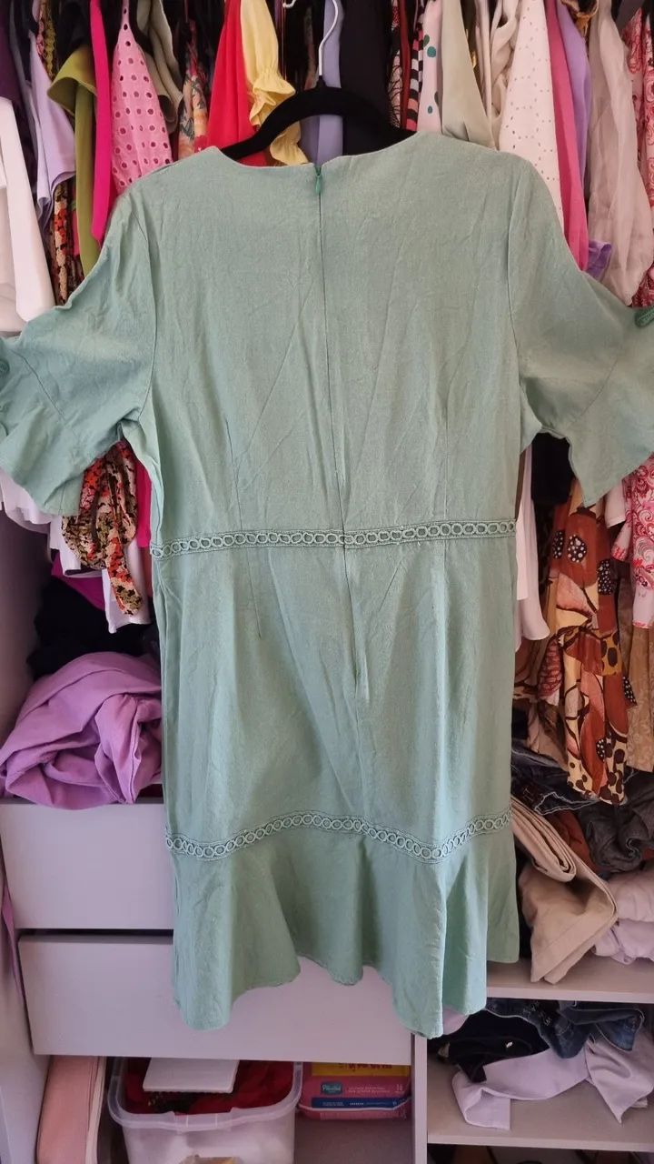 Vestido verde claro - Foto 2