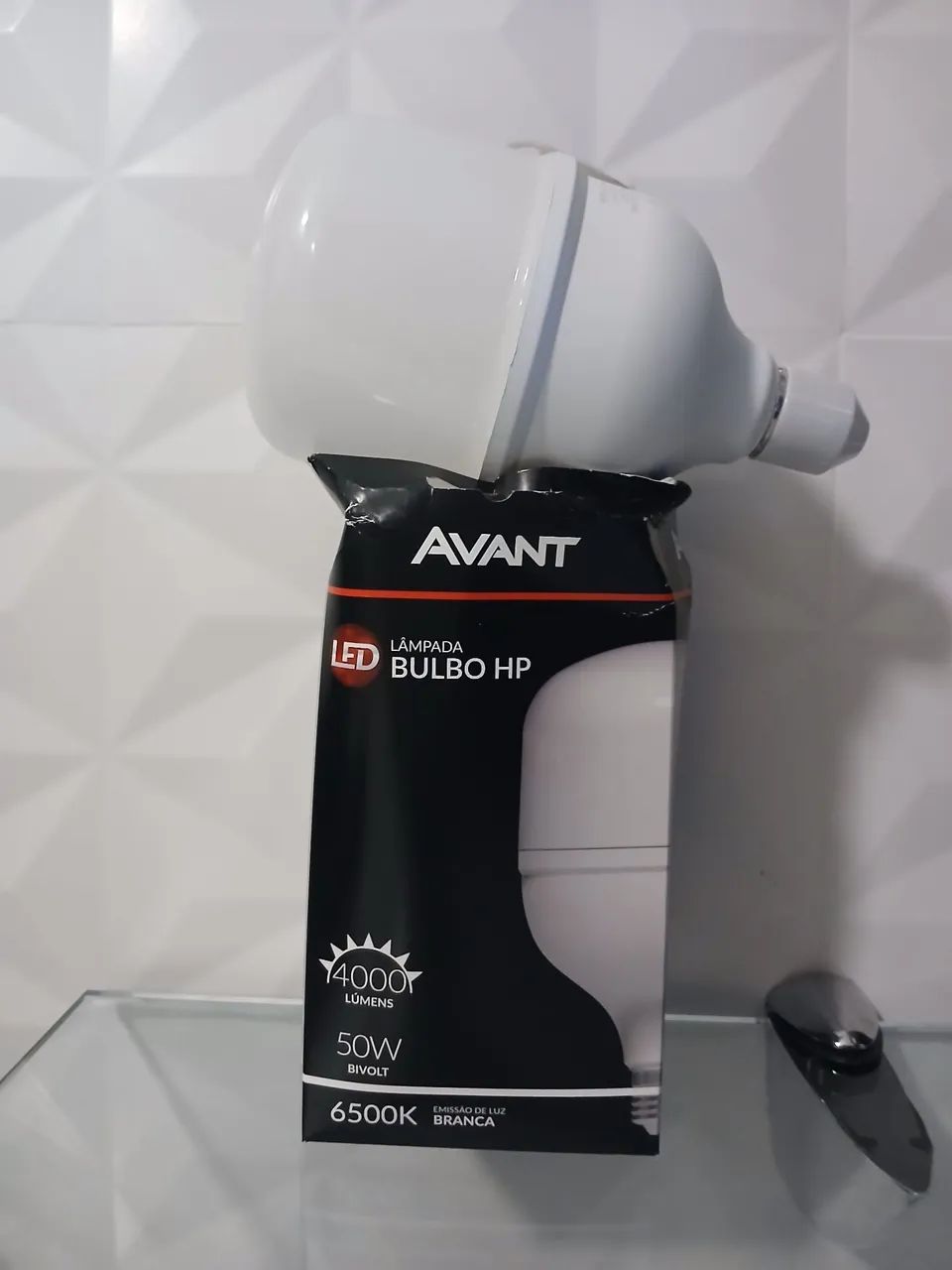 Lâmpadas LED Bulbo HP 4000 Lumens 50W 6500K Branca - Foto 4