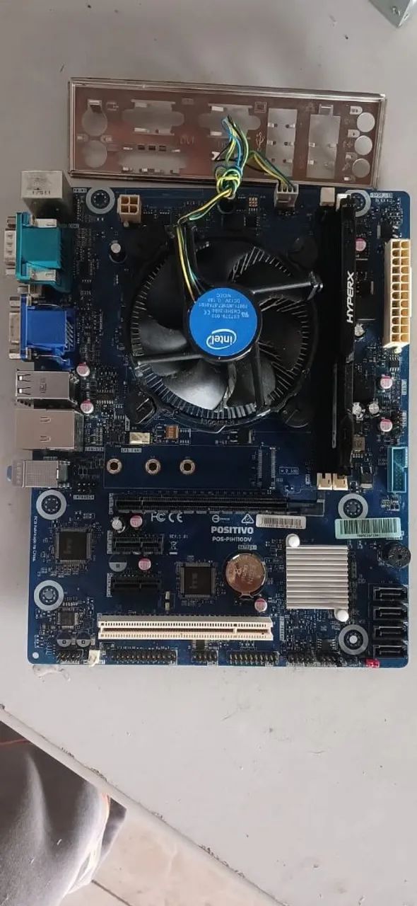 Kit Placa-mãe Positivo POS-PIH110DV Processador i3 6320 4Gb RAM 