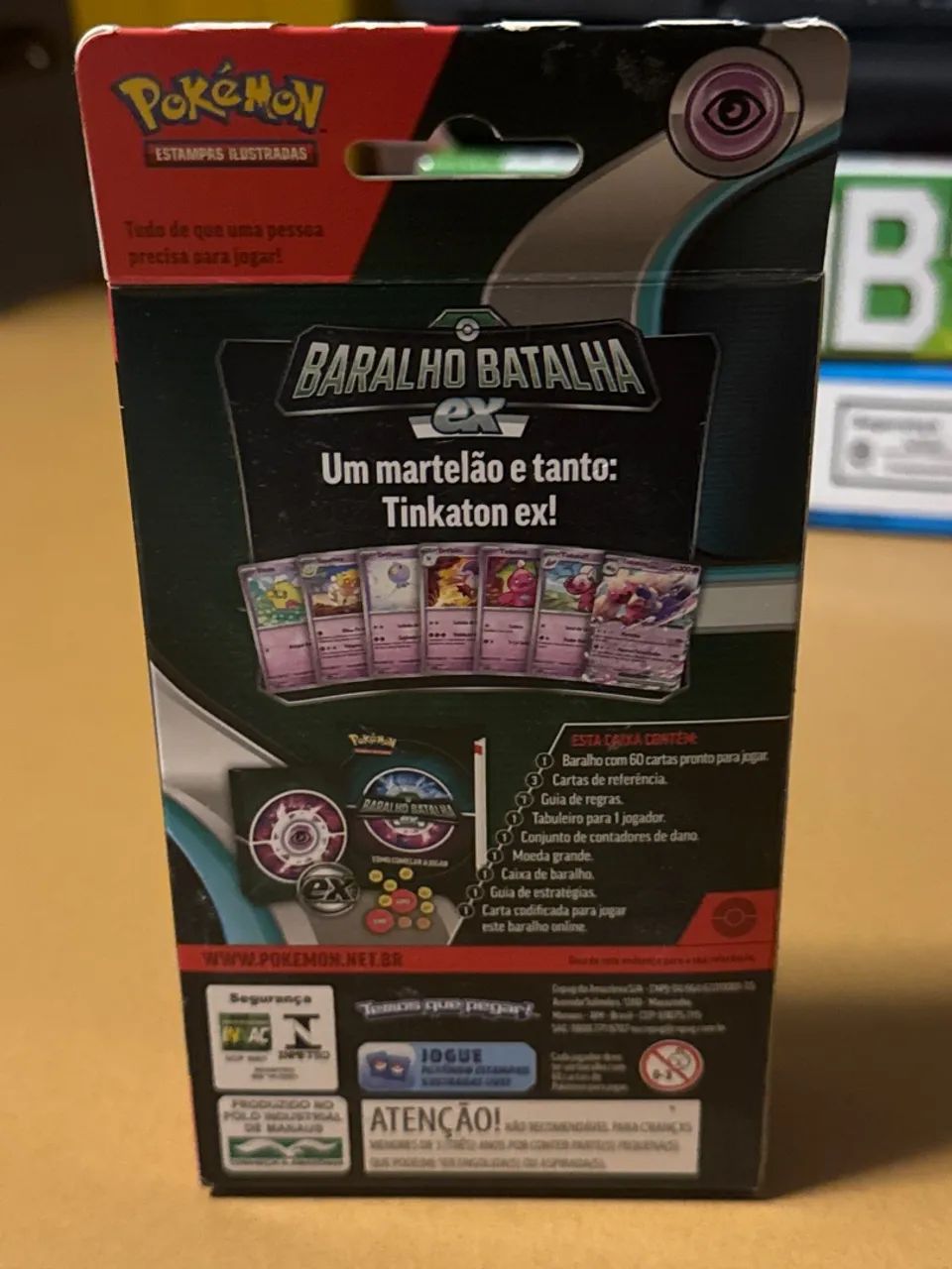 baralho de batalha ex tinkaton pokemon - Foto 2