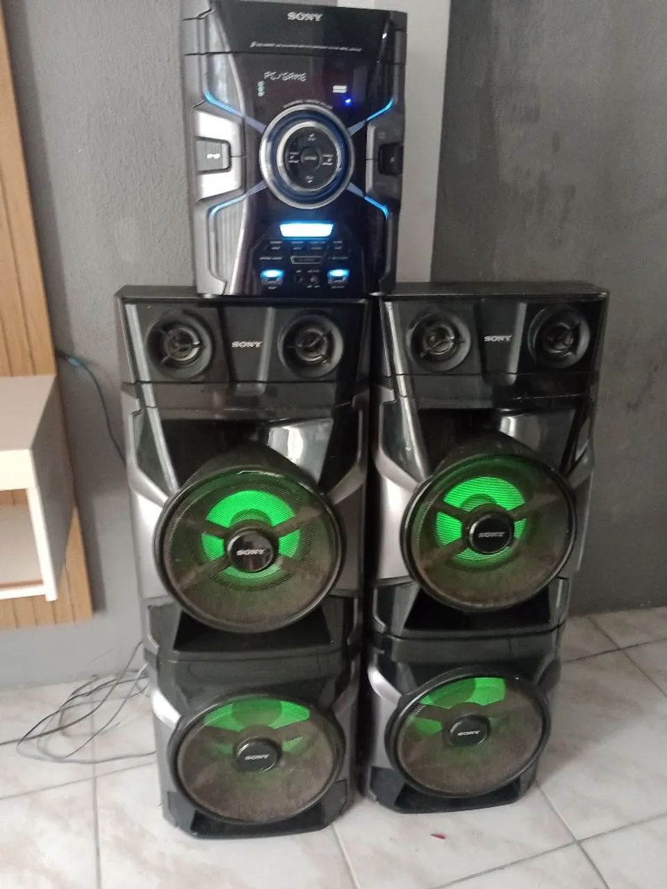 Aparelho de som da Sony completo 