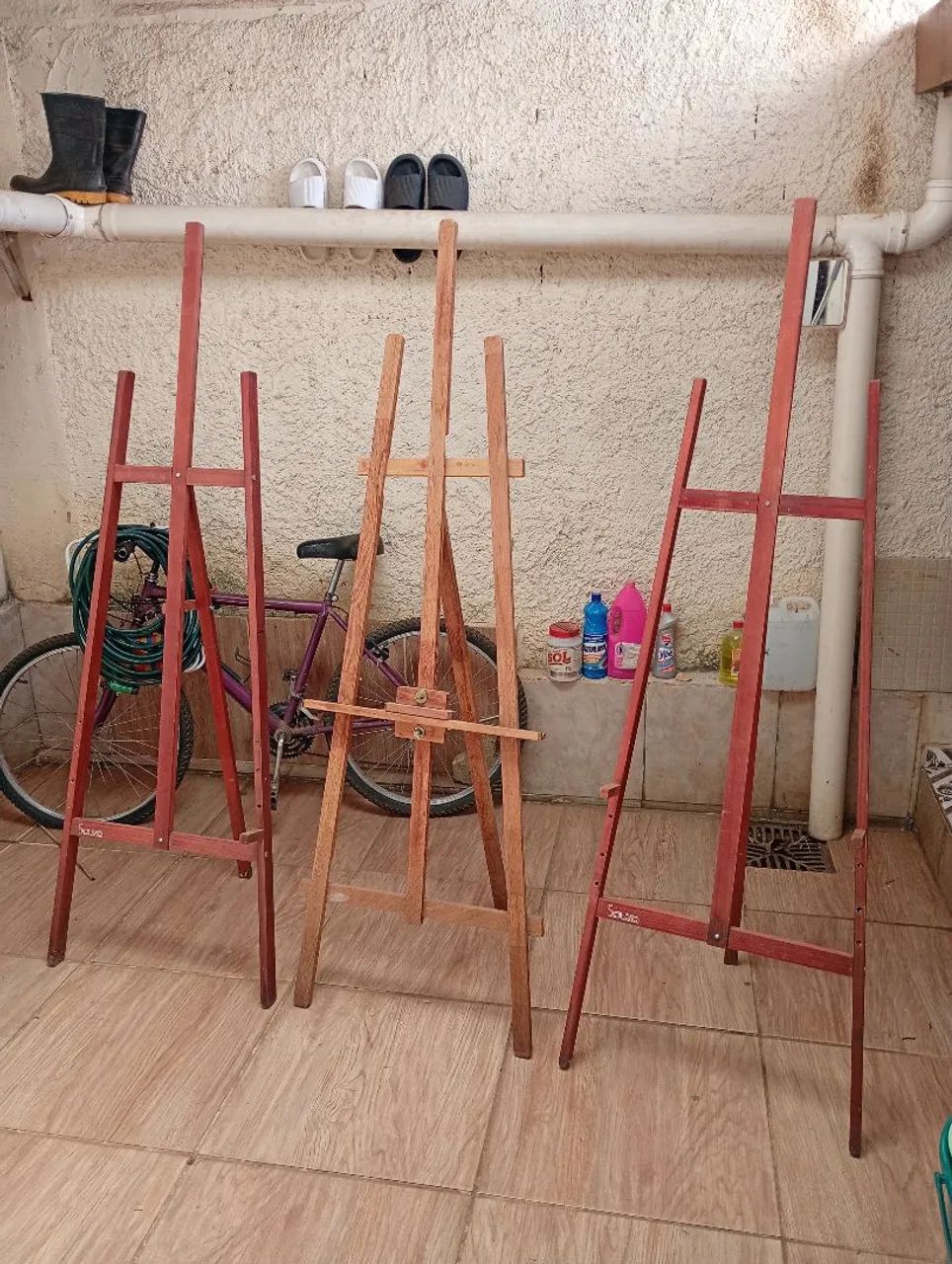 Cavaletes para pintura ou exposição  - Foto 2