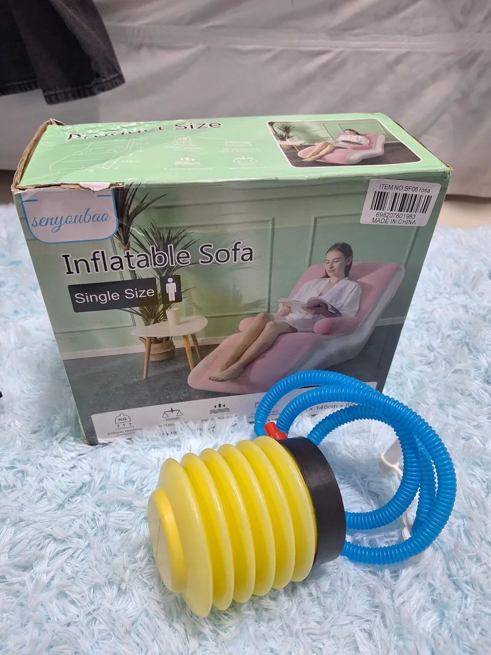 Poltrona inflável NOVA na caixa65579517651201123