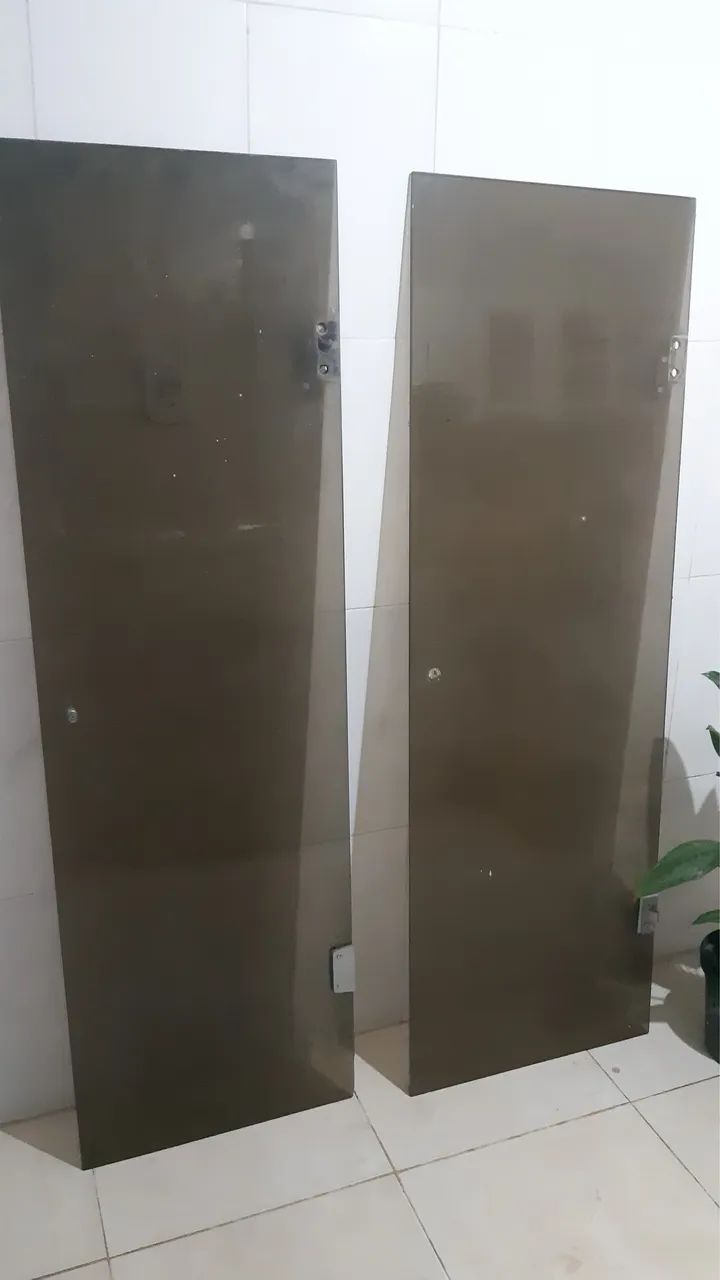 Box vidro cor bronze 
