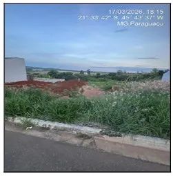 Oportunidade Única em PARAGUACU - MG | Tipo: Terreno | Negociação: Leilão | Situação: Imóv